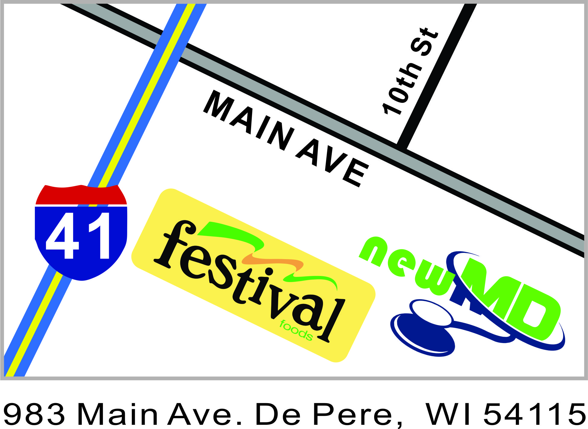 NEW MD Map - De Pere